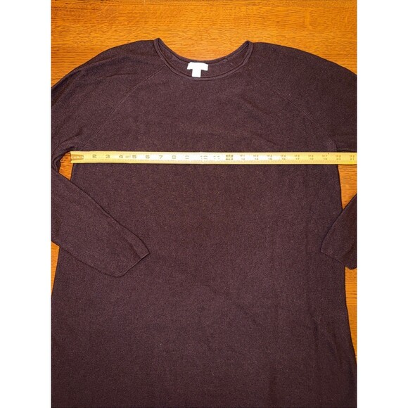 J Jill Womens Large Petite Merino Wool Washable Sweater Long Sleeve Crew Neck - Picture 5 of 8